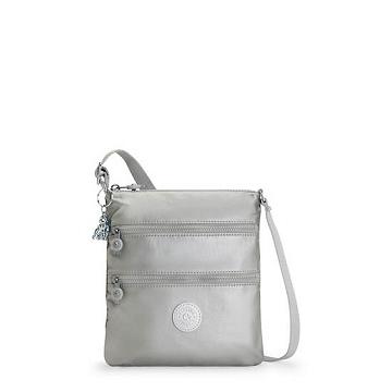 Kipling Keiko Metallic Crossbody Mini Väska Silver | SE 1882FD